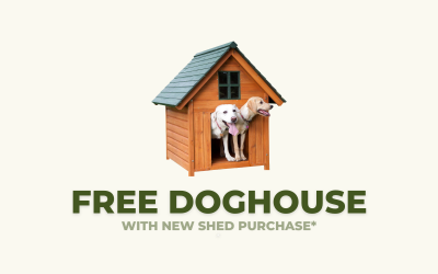October Sale | Free Dog House*
