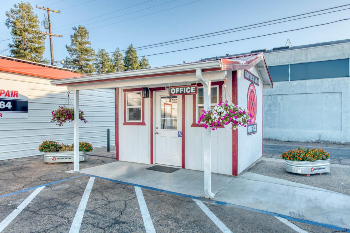 White and Orange Buildings For Sale in Visalia CA