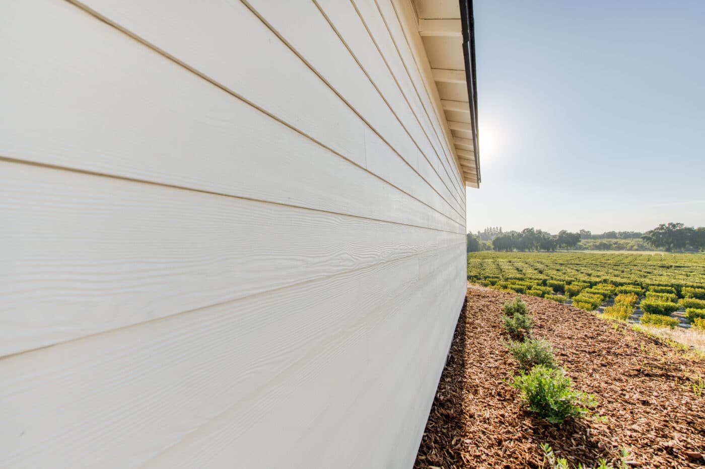 durable white siding