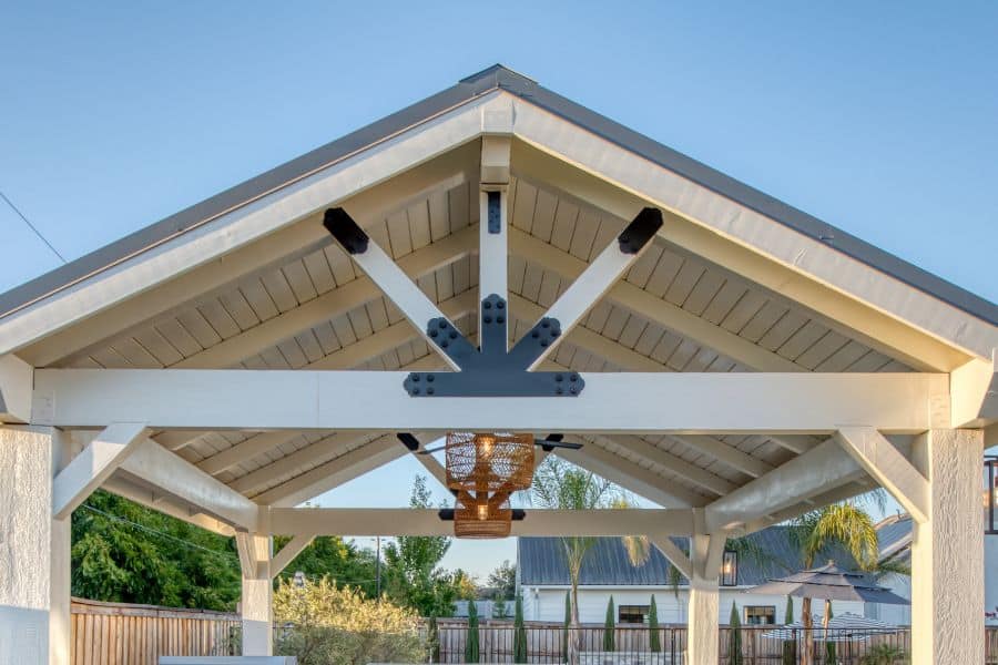roofing materials on pavilions and cabanas in Clovis CA